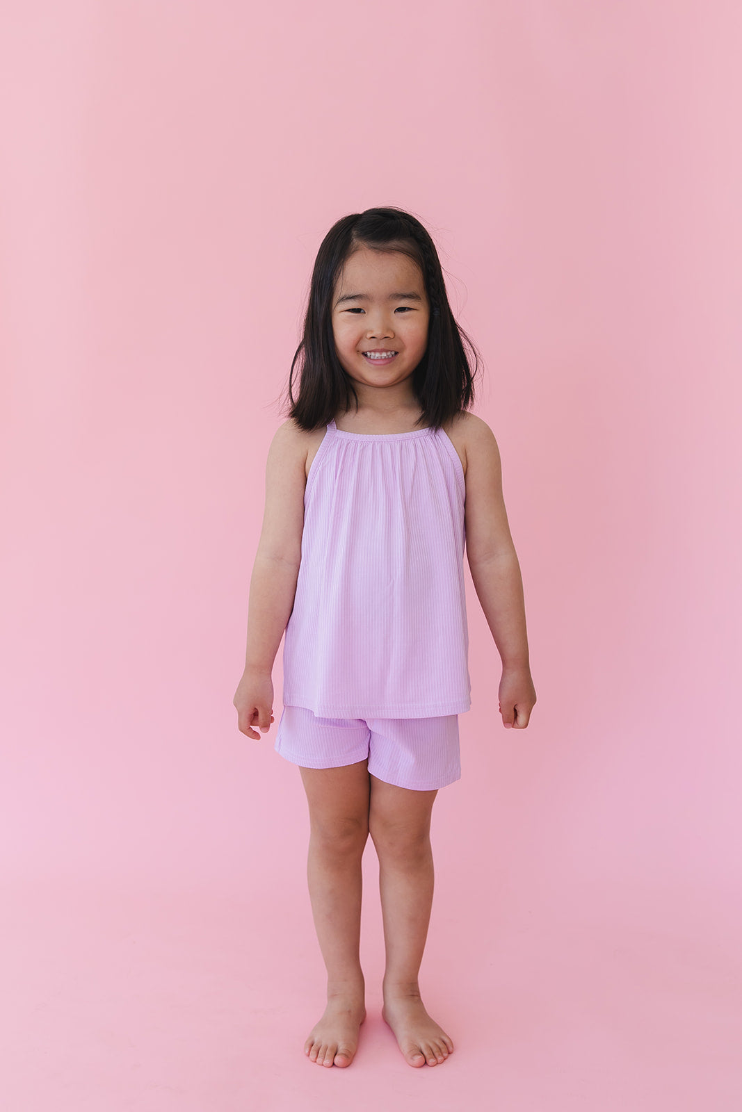 SOLID ribbed Saltwater Princess - Tank Short Set - - short set