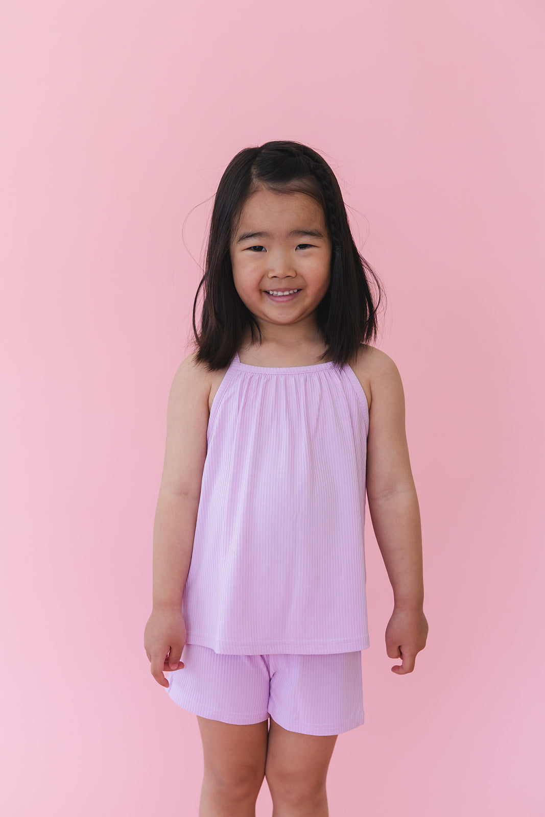 SOLID ribbed Saltwater Princess - Tank Short Set - - short set