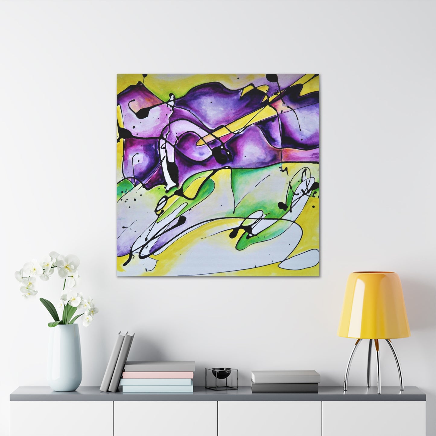 Purple Mountains Canvas Gallery Wraps