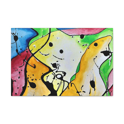 Space Judy Canvas Gallery Wraps 24″ x 16″ 1.25"