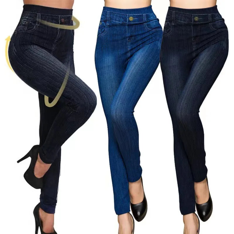 High Waist Pencil Jeans