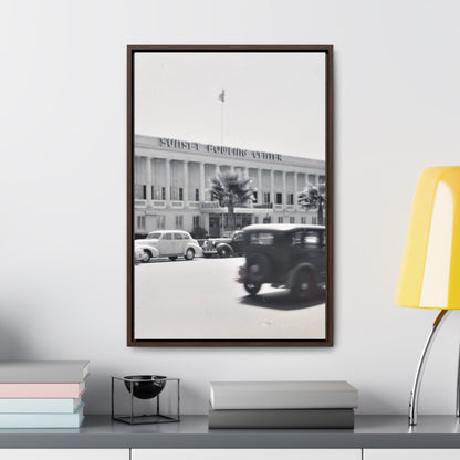 Sunset Bowling Center Largest in U.S 1939 Gallery Canvas Wraps Vertical Frame 16″ x 24″ Premium Gallery Wraps (1.25″) Walnut