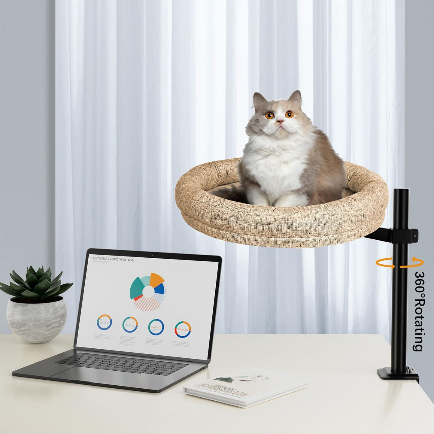 Cat Cozy Spin Bed - - Pet bed