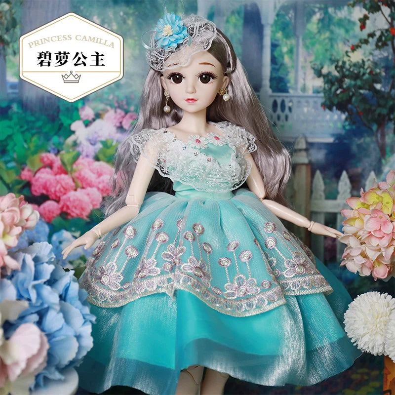 60cm Large Doll Full Set 15 Joint Doll 60cm6 Multicolor