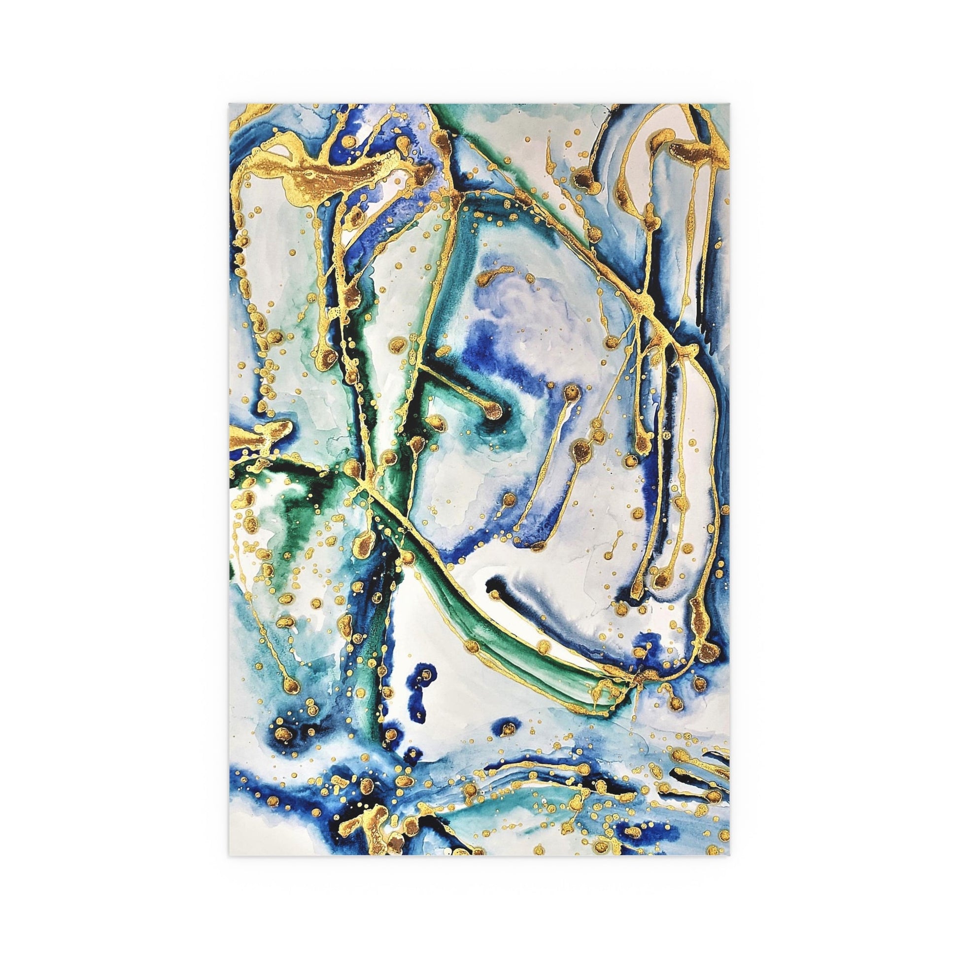 Blue Willow Silk Posters - 16″ x 24″ (Vertical) Semi Glossy - Poster