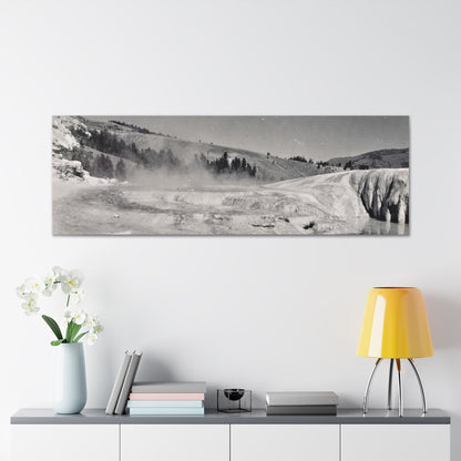 Mammoth Hot Springs Canvas Gallery Wraps 60″ x 20″ 1.25"