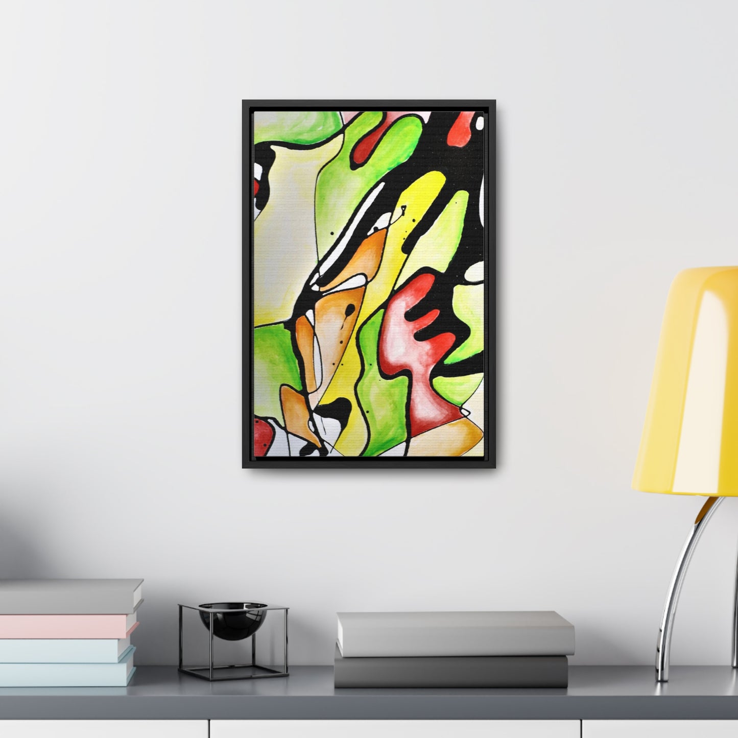 Red Mushroom Gallery Canvas Wraps, Vertical Frame