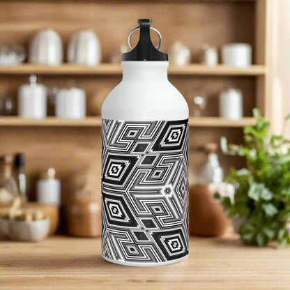 Black and White Diamond Oregon Sport Bottle