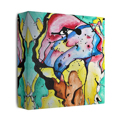 3rd Eye Sundae Satin Canvas Stretched - Kia Day Design