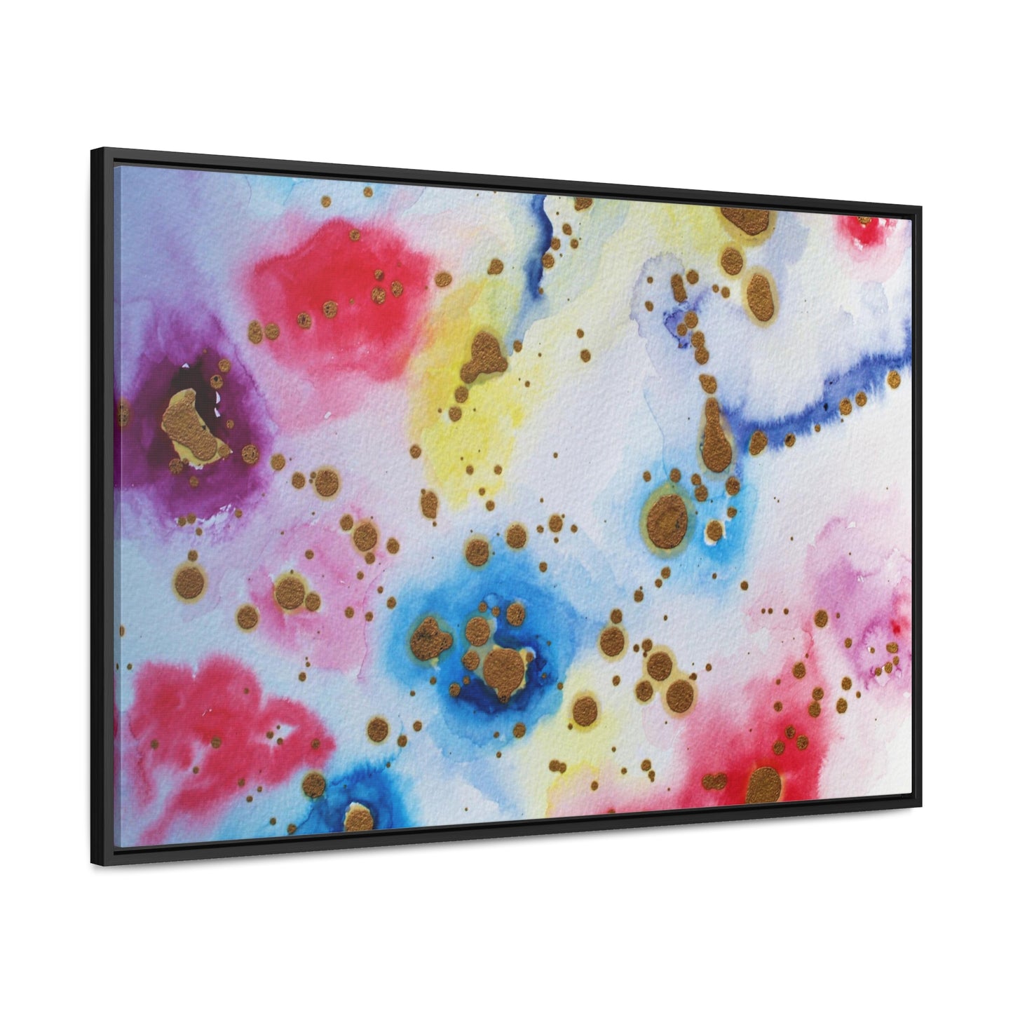 Purple Swirl Gallery Canvas Wraps, Horizontal Frame