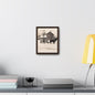 Milk Man Gallery Canvas Wraps Vertical Frame 8″ x 10″ 1.25" Walnut