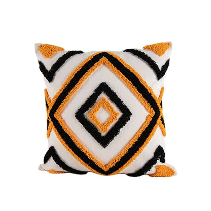 Decorative Throw Pillow Case Handmade Cushion Cover Geometric Cushion Cover