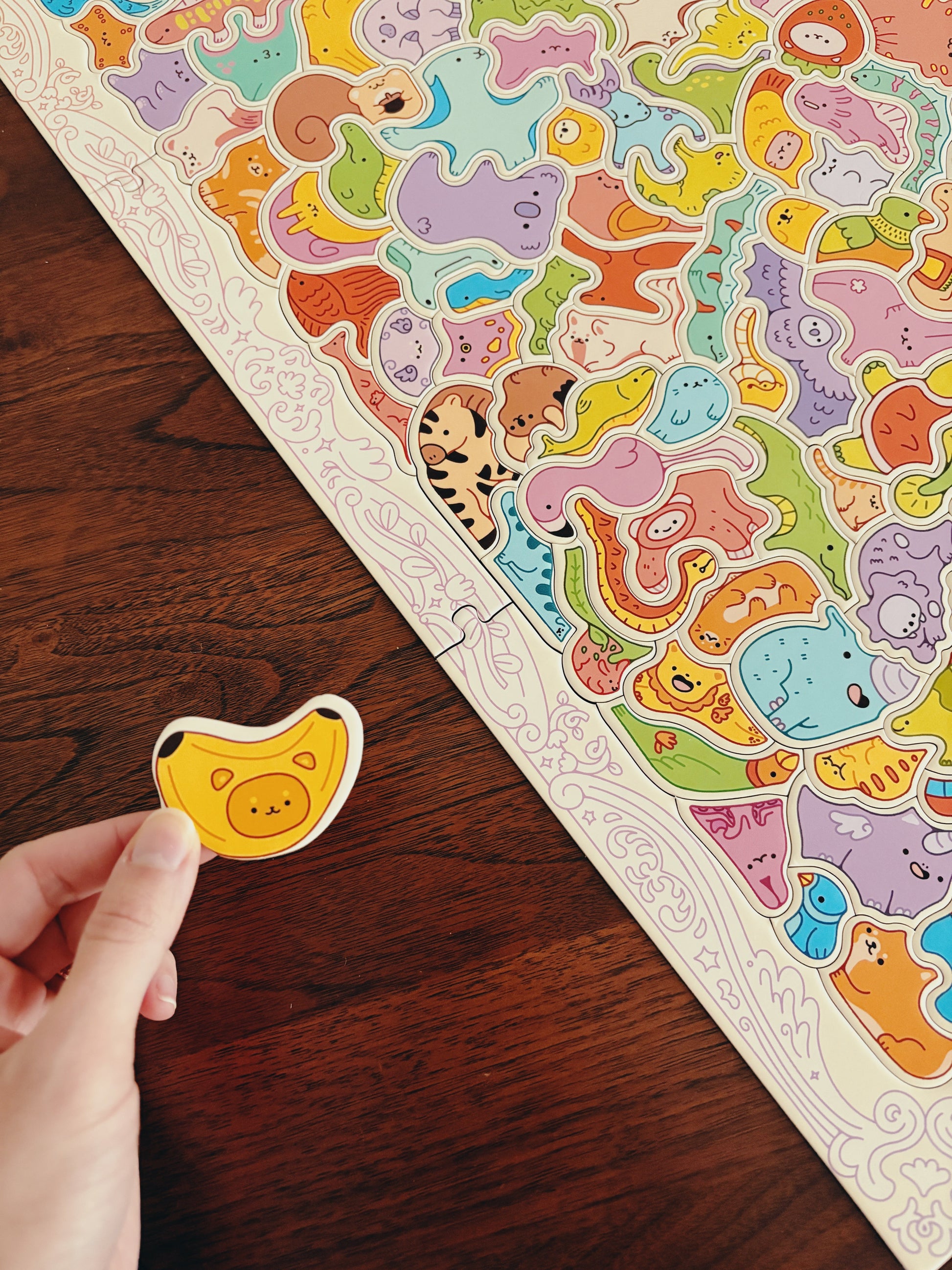 Kawaii Creatures Cute Cluster Puzzle (signed) - -