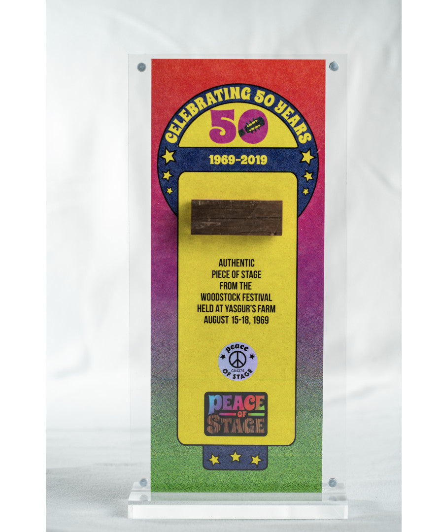 50th Anniversary Acrylic Stage Frame- Peace Of Stage LLC- {{Product type}}