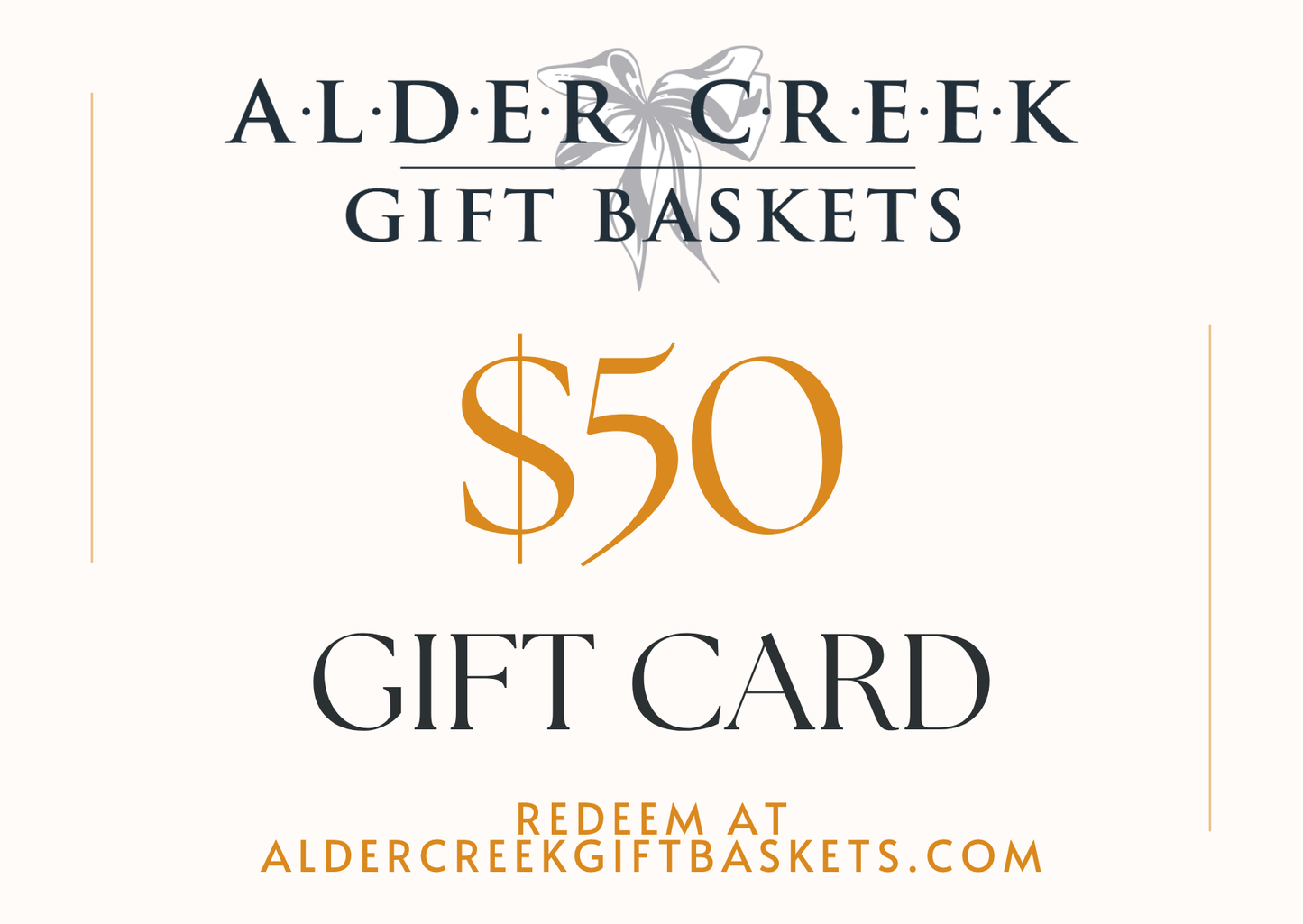 Alder Creek Gift Baskets Gift Card- Alder Creek Gift Baskets- {{Product type}}