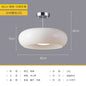 Nordic Brass Ceiling Light for Vintage Japanese Balcony - 40cm white + Chrome -36W Warm Light - light