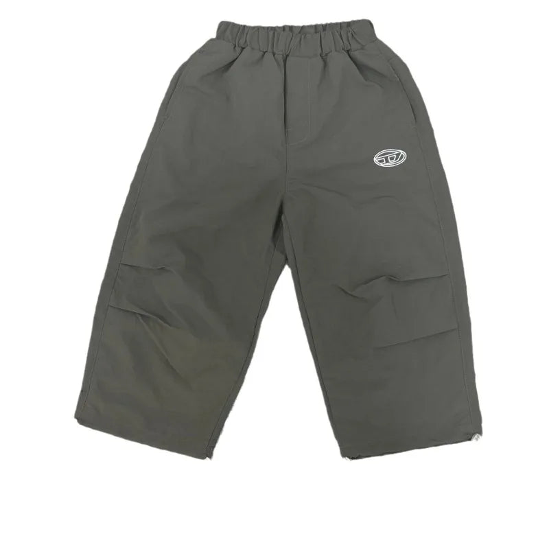 Boys Straight Casual Cargo Pants