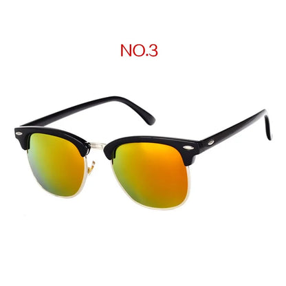 Retro Polarized Sunglasses Orange black