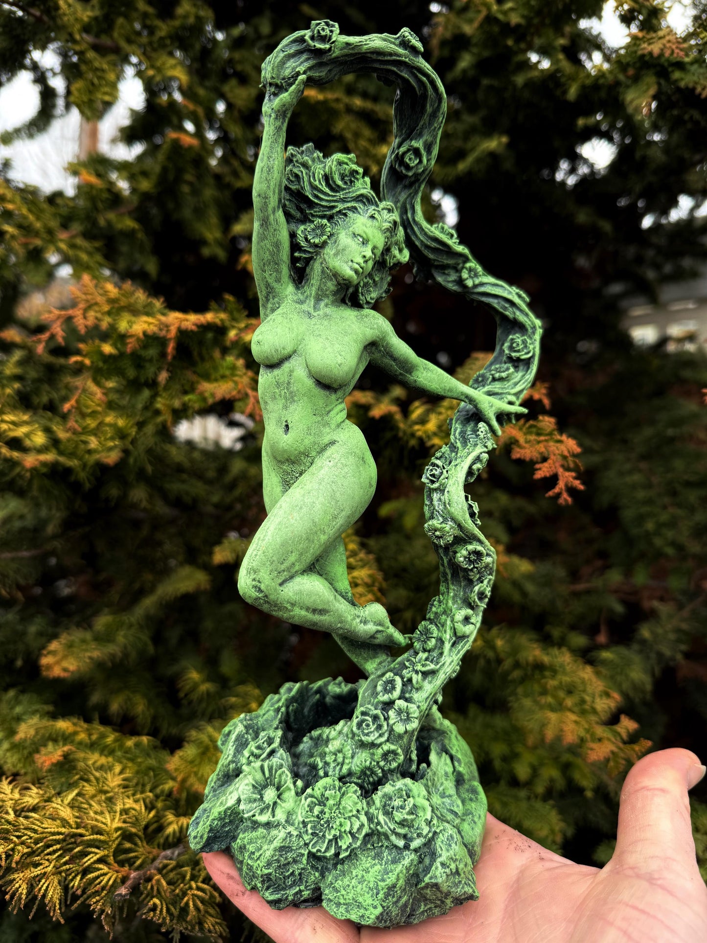 Gaia Statue: Goddess of the Earth | Mythological Gods Figurine | Myths and Legends Statue |Statue for Nature and Fantasy Art Lover Decor - -