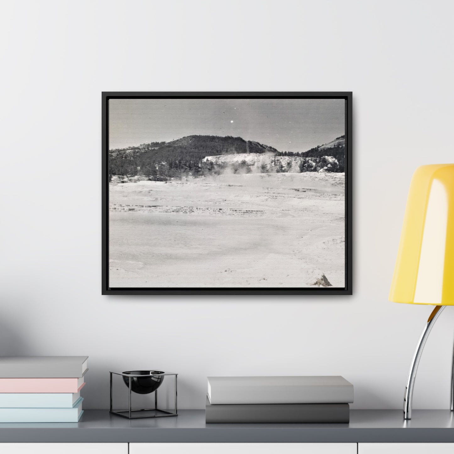 Mammoth Hot Springs Yellowstone Gallery Canvas Wraps, Horizontal Frame