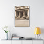 New York Public Library Gallery Canvas Wraps Vertical Frame 24″ x 36″ 1.25" Black