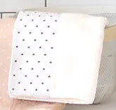 Dot Organic Cotton Bath and Face Towel 34x75 110g Woven 100% Cotton