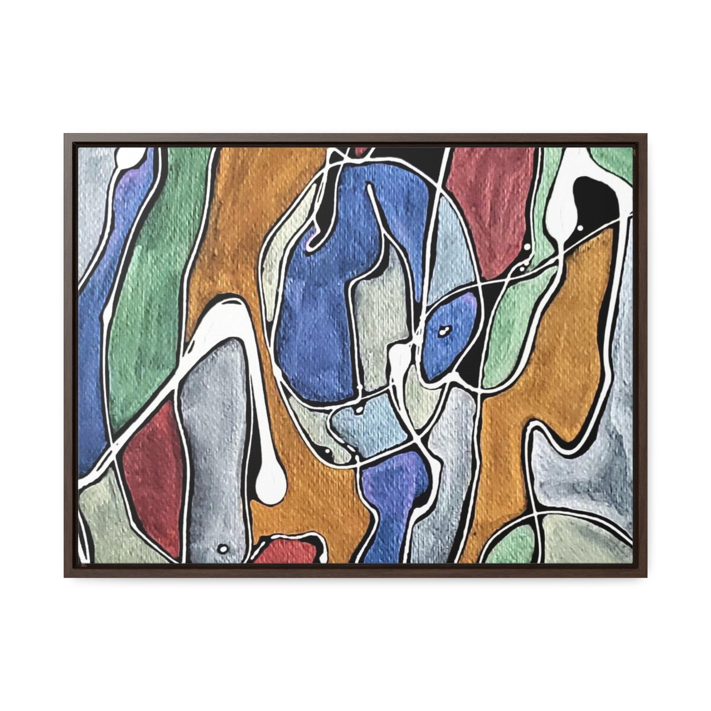 Blue Girl Gallery Canvas Wraps, Horizontal Frame