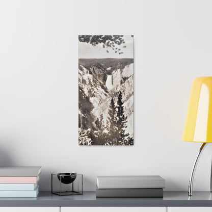 Artists Point Yellowstone Canvas Gallery Wraps 10″ x 20″ 1.25"