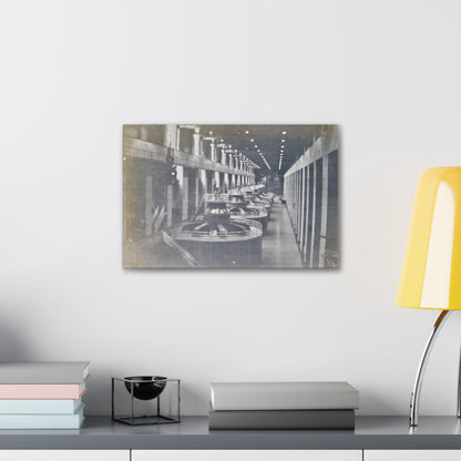 Boulder Dam Powerhouse Canvas Gallery Wraps 18″ x 12″ 1.25"