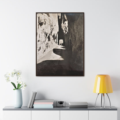 Tunnel at The Needles Gallery Canvas Wraps Vertical Frame 30″ x 40″ Premium Gallery Wraps (1.25″) Walnut