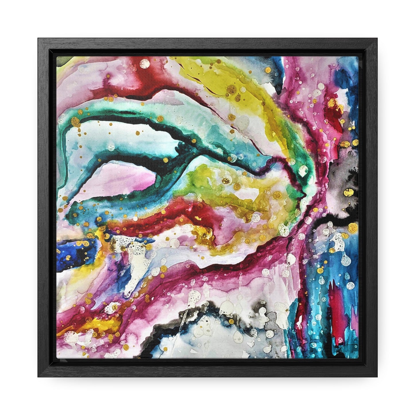 Cosmic Face Gallery Canvas Wraps, Square Frame