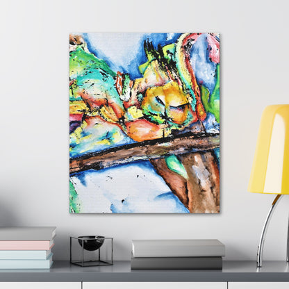 Owl In Flight Canvas Gallery Wraps