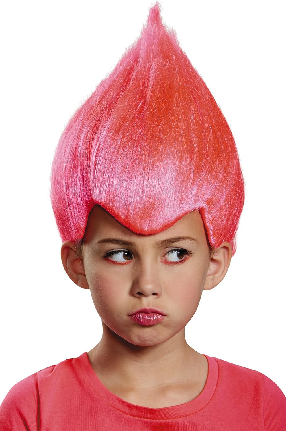 Disguise Pink Wacky Troll Thing Child Costume Wig - - Wig