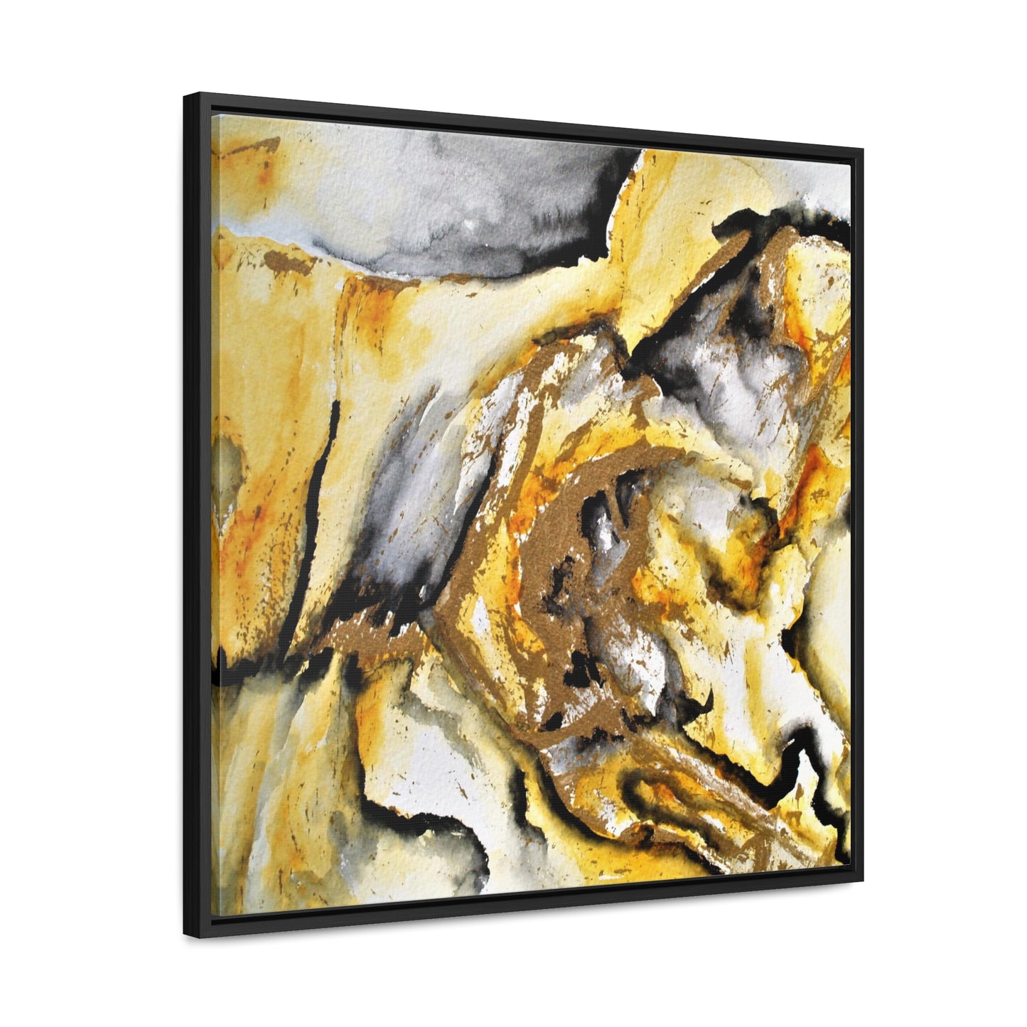 Tiger Stripe Gallery Canvas Wraps, Square Frame