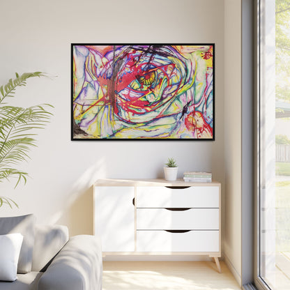 The Eye Framed Art Print - Kia Day Design
