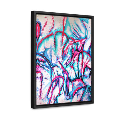 Pink Jellyfish Gallery Canvas Wraps, Vertical Frame