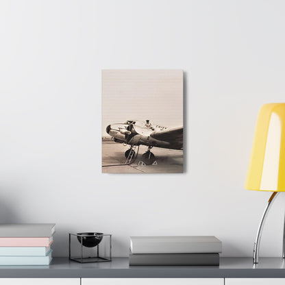 Refueling Mid-Contintent Chief Line Omaha Airport 1939 Canvas Gallery Wraps 11″ x 14″ 1.25"