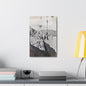 Suspended Boulder Dam Worker Canvas Gallery Wraps 12" x 18" 1.25"
