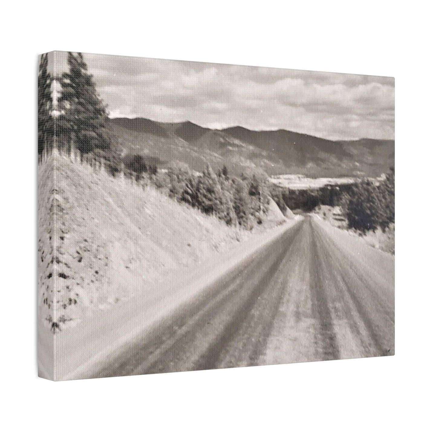 Western Road Stretched Canvas
