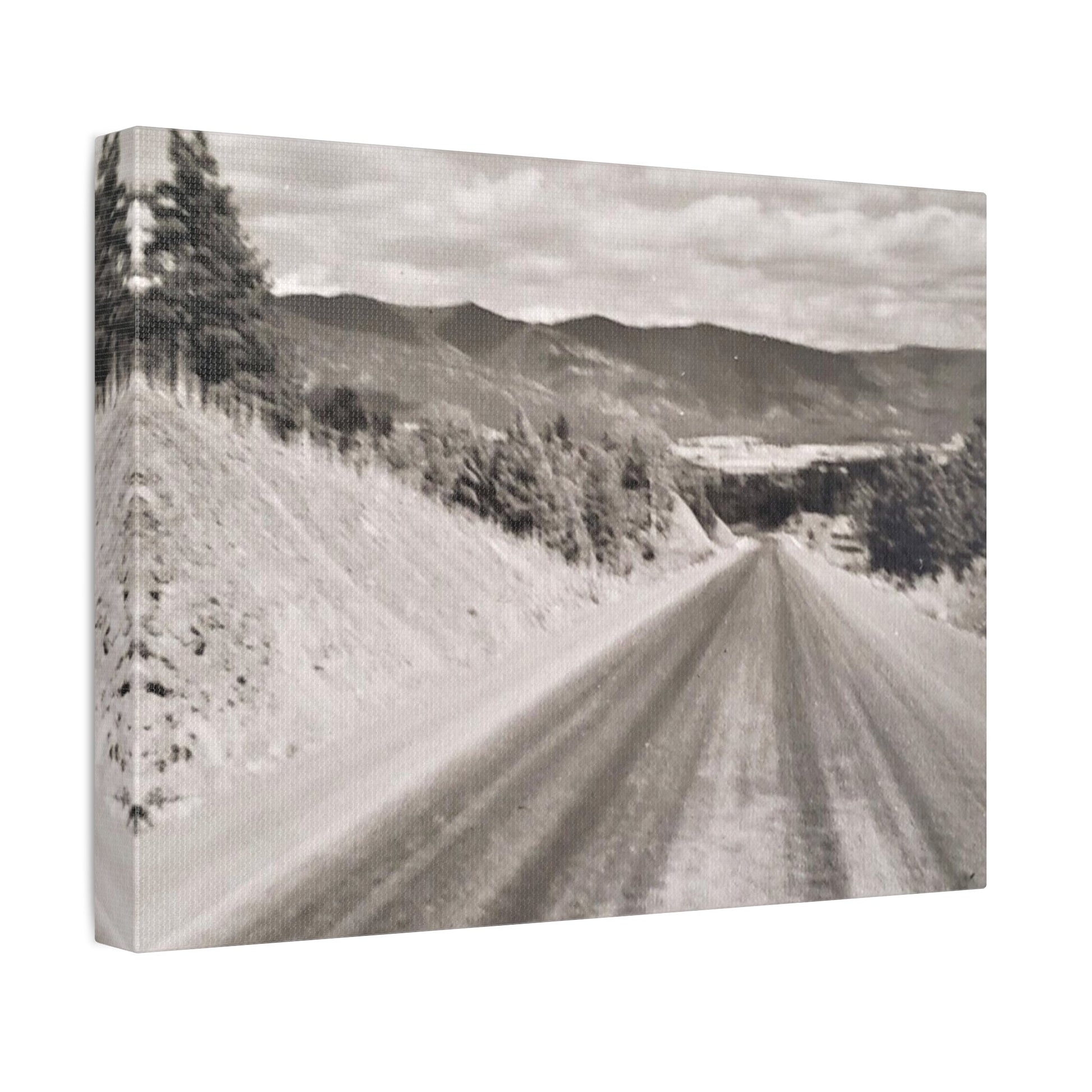 Western Road Stretched Canvas