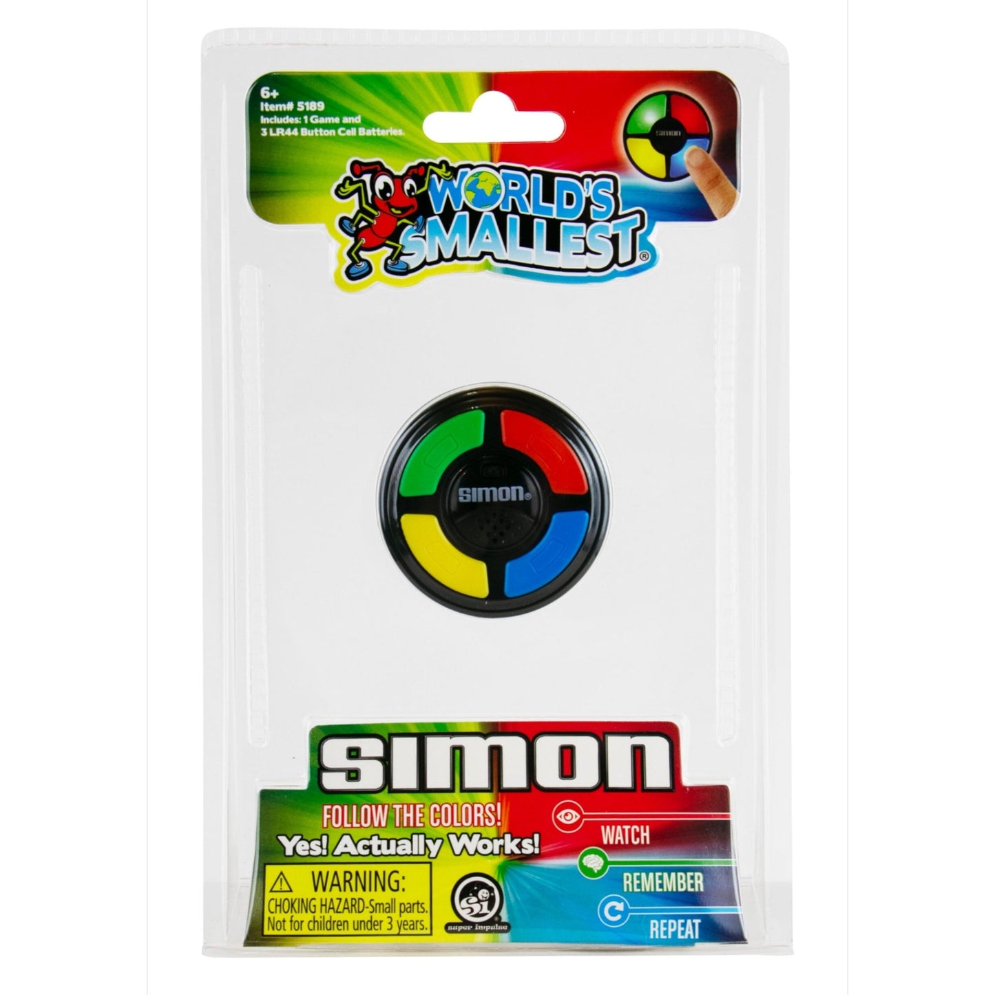 World's Smallest Simon Memory Game- Rust & Cinder- {{Product type}}
