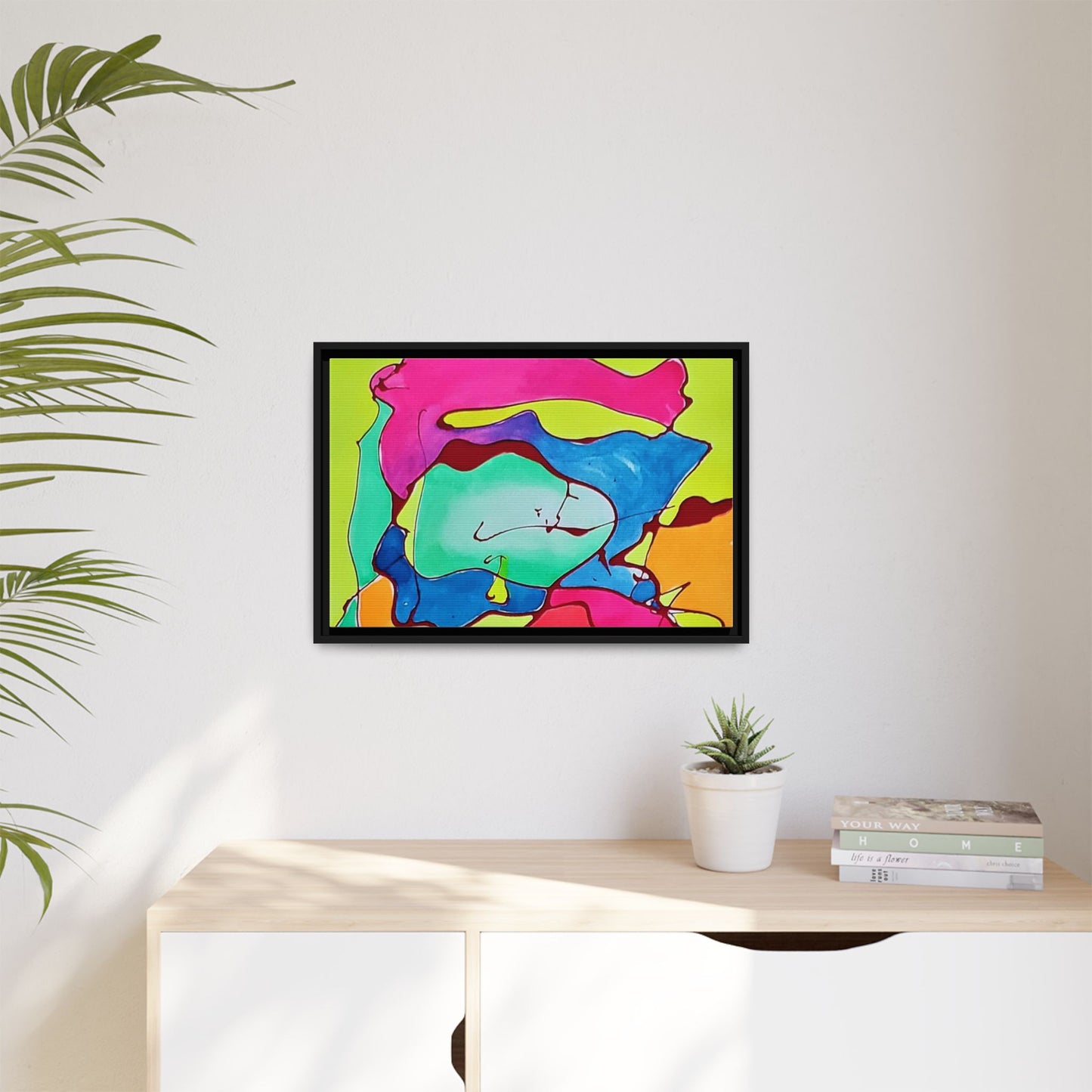 Kool Kid Matte Canvas Framed - Kia Day Design
