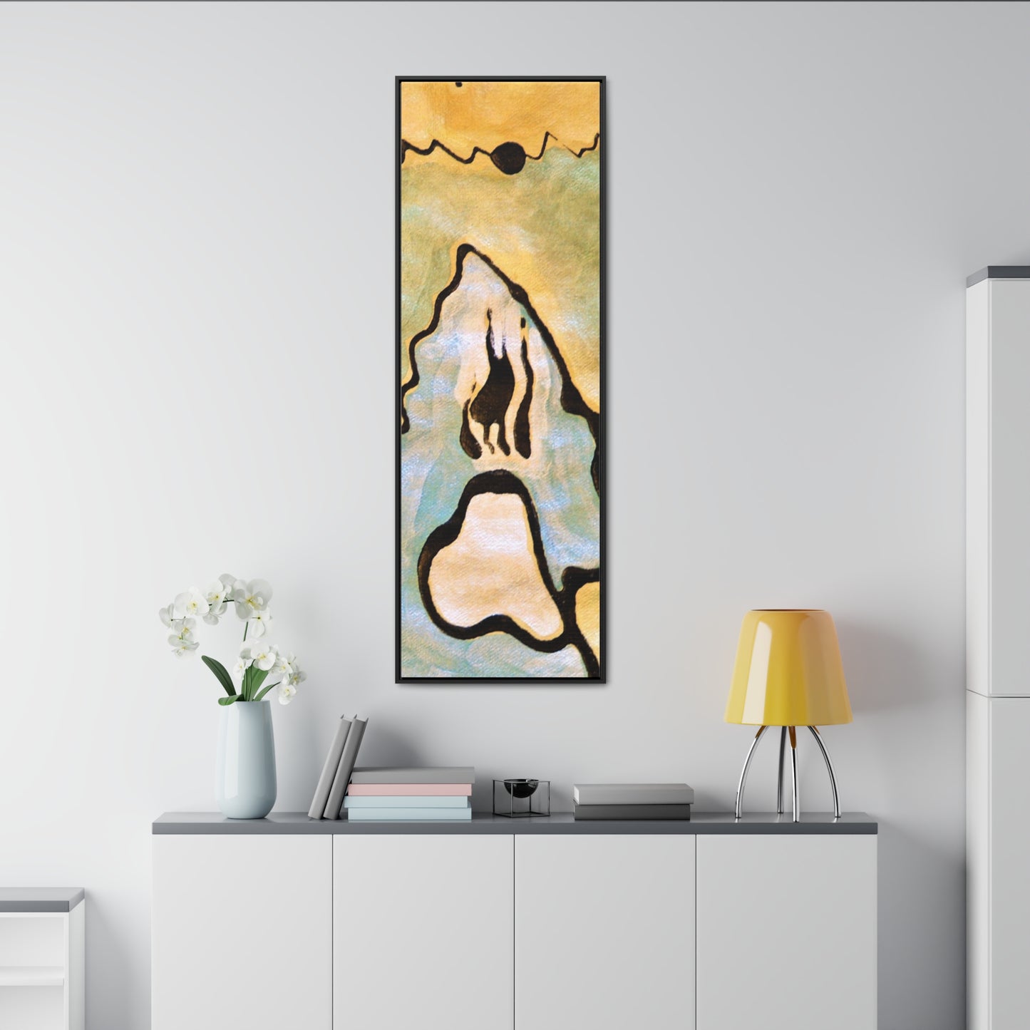 Screaming Ghost Gallery Canvas Wraps, Vertical Frame