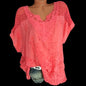 Womens Short Sleeve Blouse - Kia Day Design