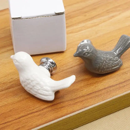 Dove Ceramic Pull Handle Knob Ceramic Bird Handle Knob