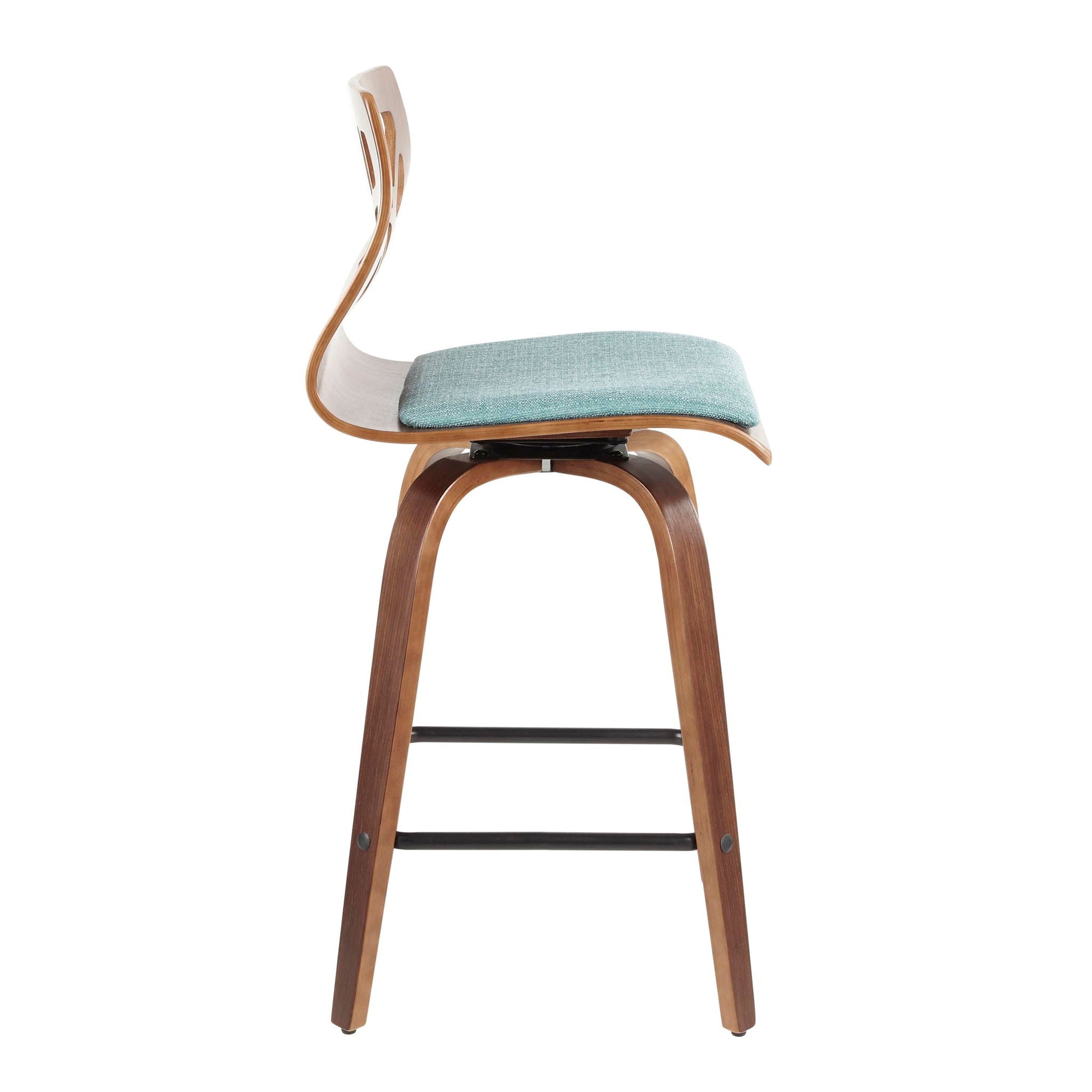 Folia - Mid Century Modern Counter Stool (Set of 2)- Unique Piece Furniture- {{Product type}}
