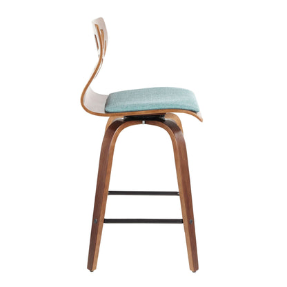 Folia - Mid Century Modern Counter Stool (Set of 2)- Unique Piece Furniture- {{Product type}}