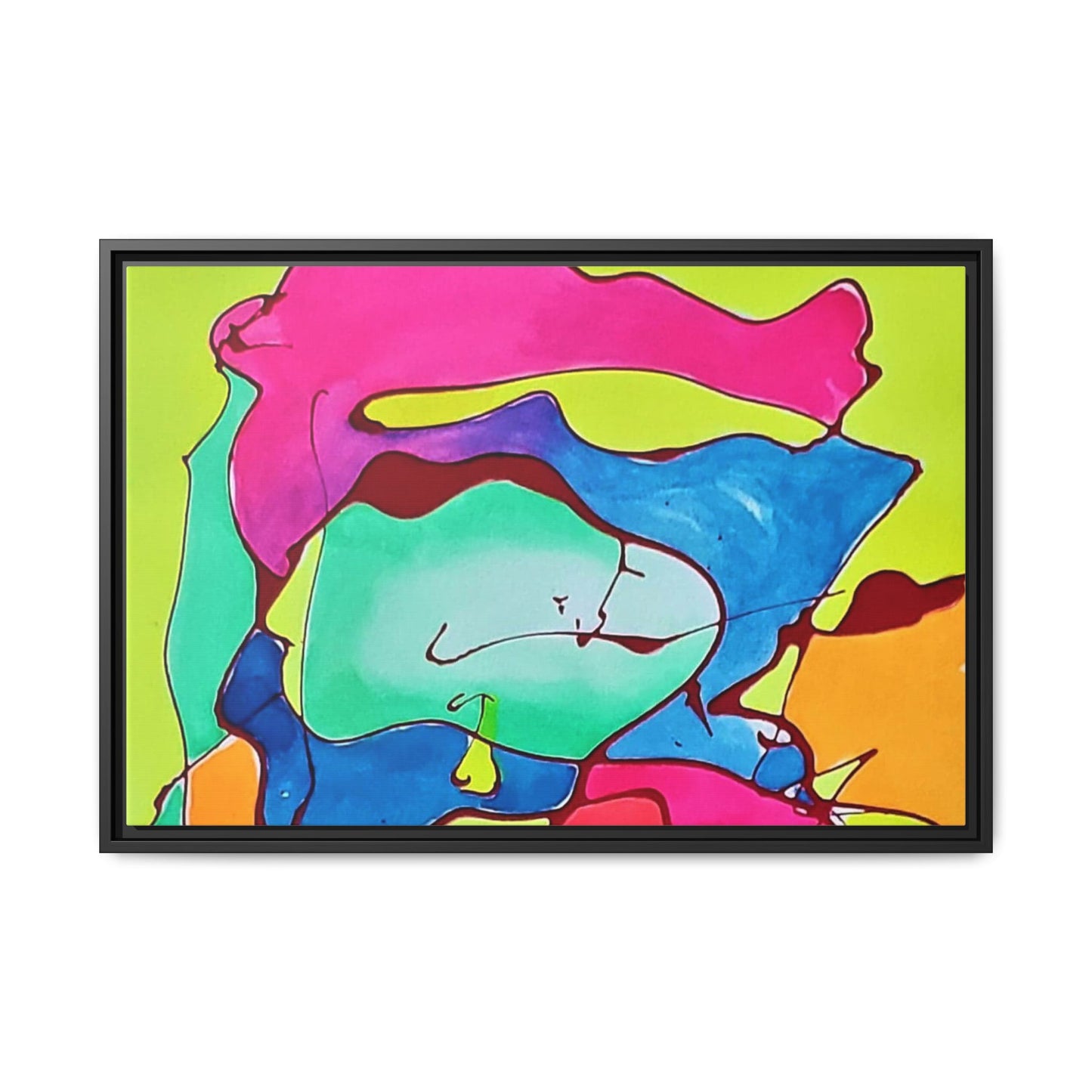 Kool Kid Matte Canvas Framed - Kia Day Design