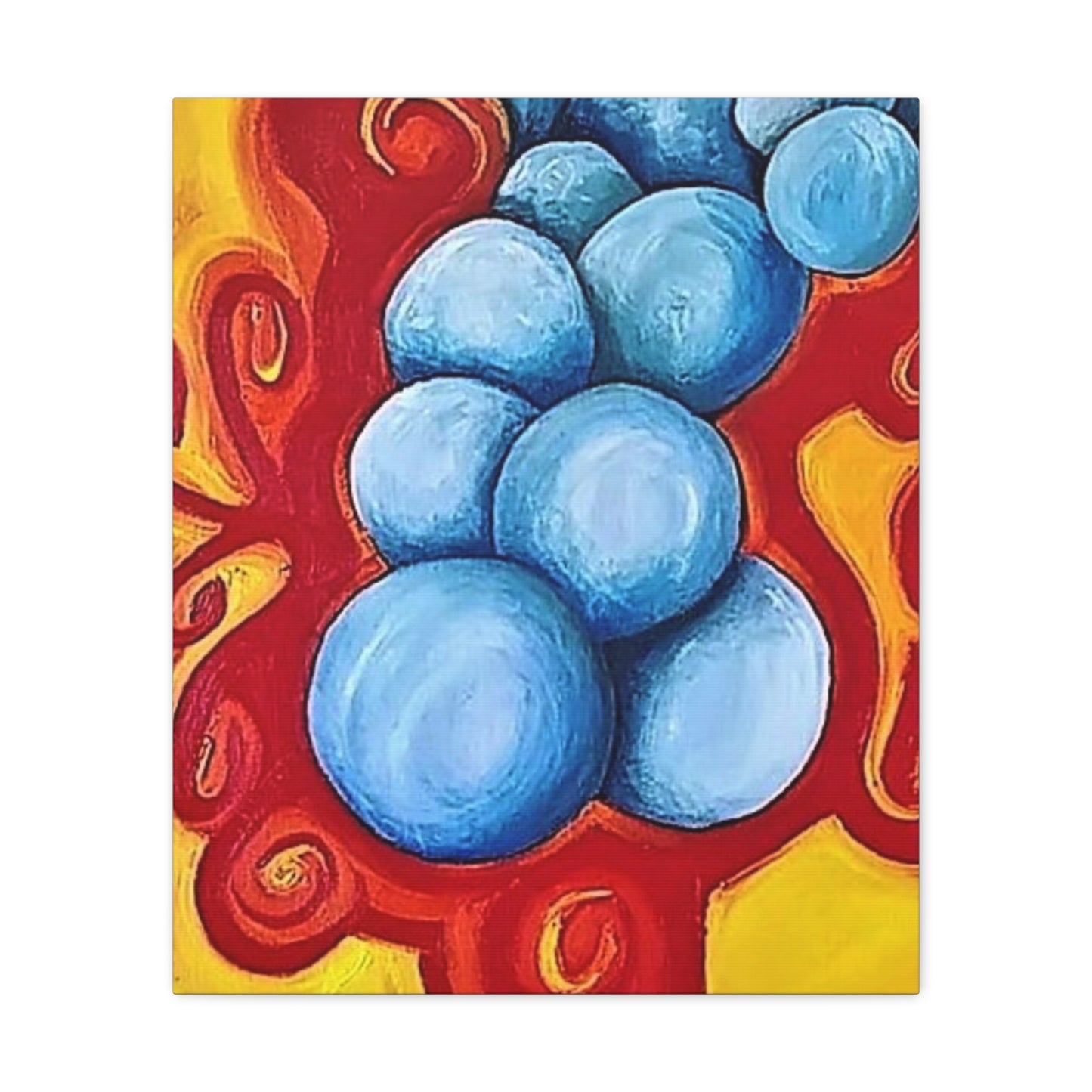 Blue Balls Canvas Gallery Wraps