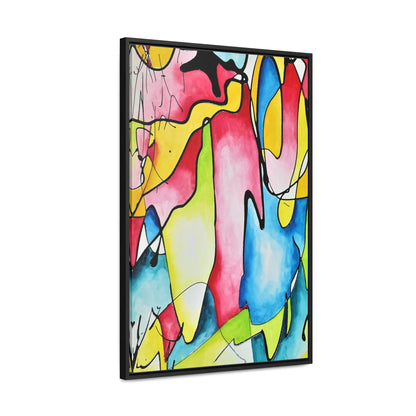 Blue Flame Gallery Canvas Wraps, Vertical Frame